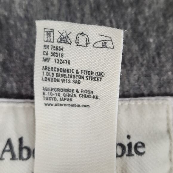 Abercrombie Fitch Board Short sz L Men Hawaiian Hibiscus Tropical Blue White 21" - Picture 6 of 12